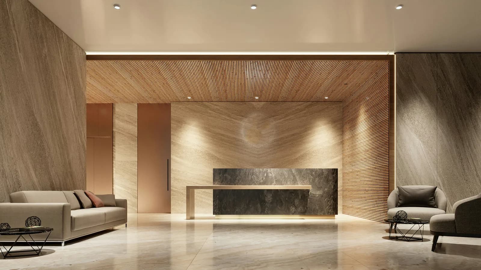Office reception area, representing office-based interpreting