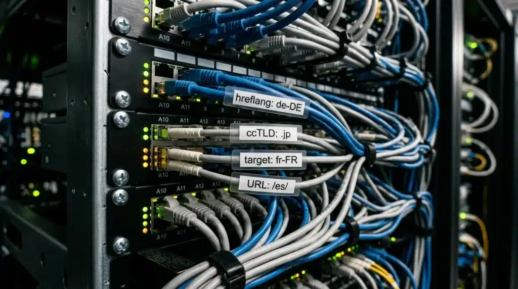International SEO technical execution with server region labels