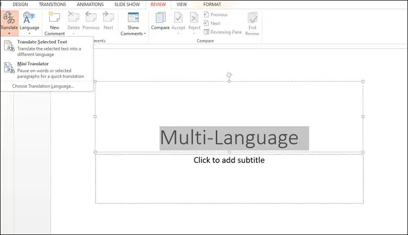 powerpoint presentation about languages Prepare for a multi-language powerpoint presentation